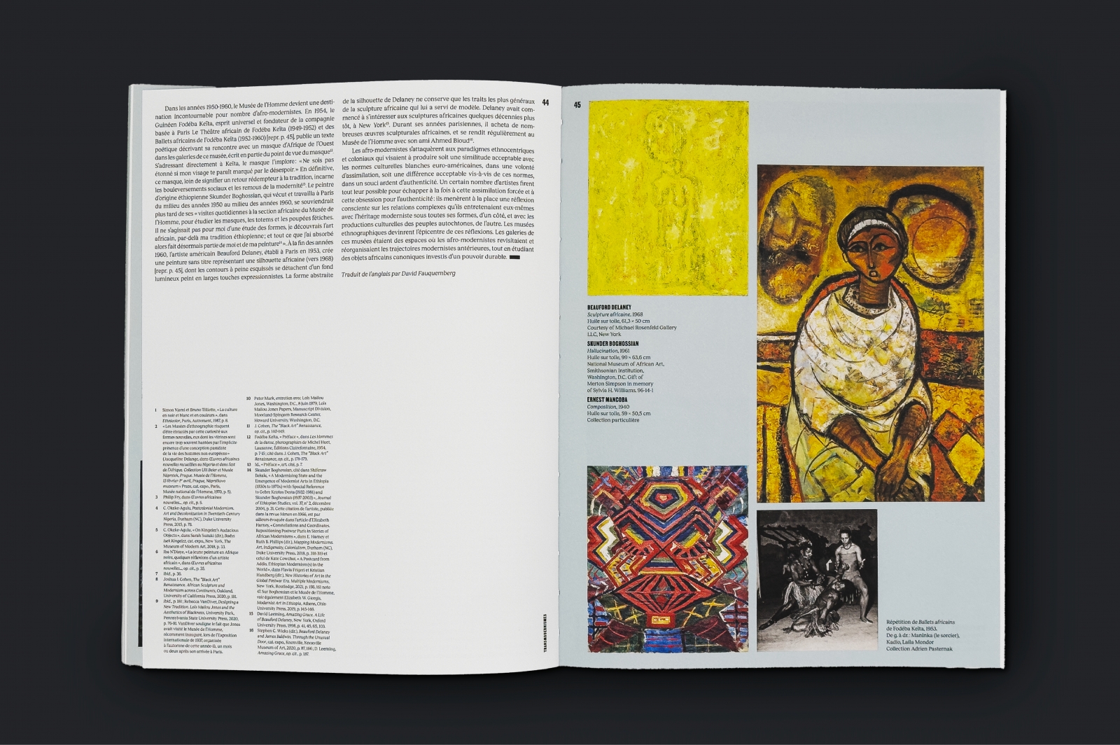 Paris Noir, Circulations artistiques et luttes anticoloniales, 1950-2000